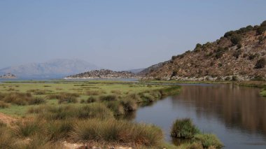 Acheloos 'un delta halkları, Aitoloakarnania, Yunanistan