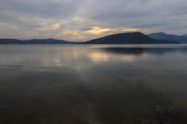 Orestiada Gölü Mavrochori, Makedonya, Yunanistan