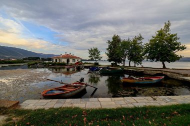 Orestiada Gölü Mavrochori, Makedonya, Yunanistan