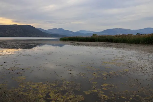 Orestiada Gölü Mavrochori, Makedonya, Yunanistan
