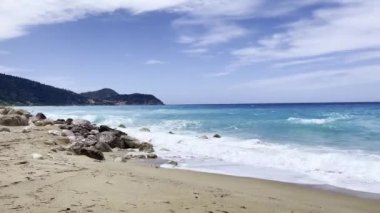Ionian sea in Greece, Kathisma beach in Lefkada island