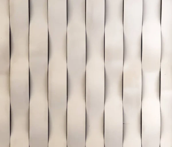 Textura Paneles Plástico Paneles Plástico Metal Blanco Para Pared Lado — Foto de Stock