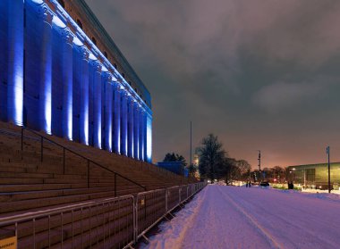 Helsinki, Finland January 9, 2022 Lux Helsinki annual light festival