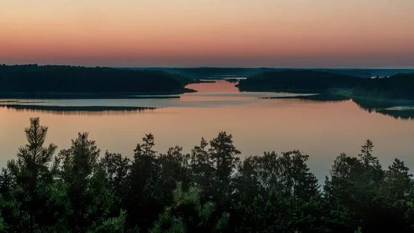 Early Summer Dawn Sea Nature Scandinavia Islands Sea Finland — Fotografia de Stock