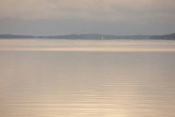 Skyline Sea Overcast Calm Day — Stock Photo, Image