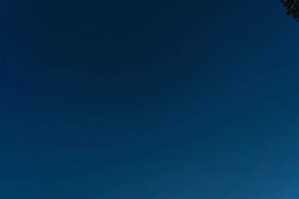 Nyári Éjszaka Csillagos Kék Természetes Háttér — Stock Fotó
