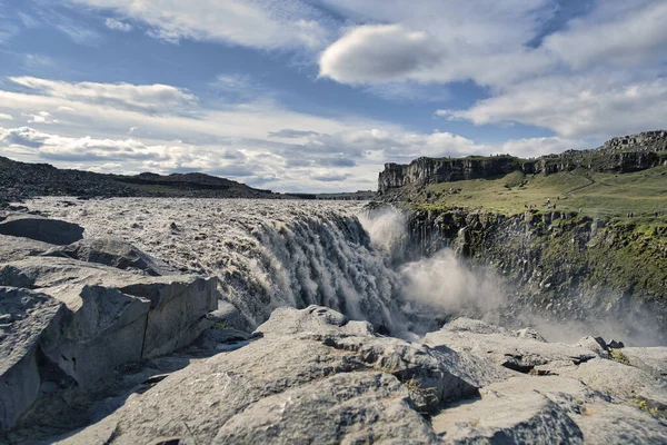 Dettifoss Καταρράκτη Στην Ισλανδία Εθνικό Πάρκο Vatnajokull — Φωτογραφία Αρχείου