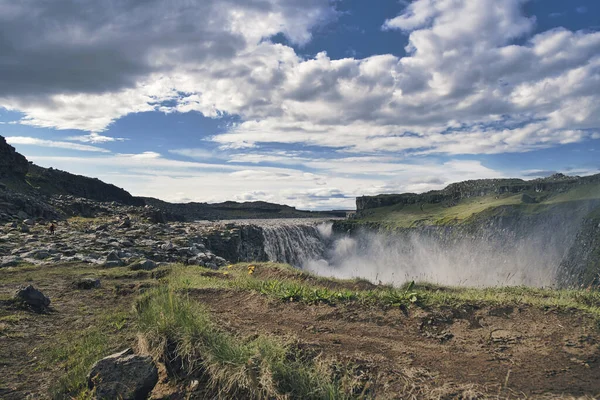 Dettifoss Καταρράκτη Στην Ισλανδία Εθνικό Πάρκο Vatnajokull — Φωτογραφία Αρχείου