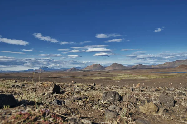 Paesaggio Iceland Con Vulcano Herdubreid — Foto Stock