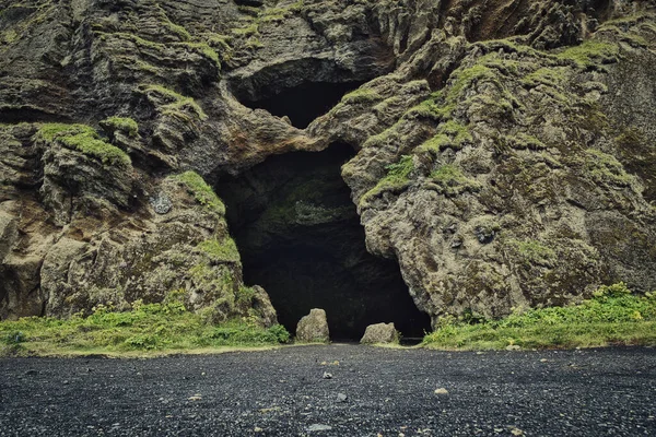 Yoda Cave Hjorleifshofdi Islanda Immagine Stock