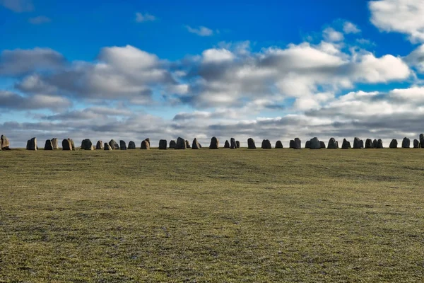 Ales Stenar Megalithic Monument Ystad Southern Sweden — Stock Photo, Image