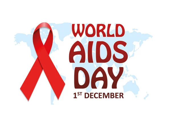 Disegno Poster Della Giornata Mondiale Dell Aids — Foto Stock