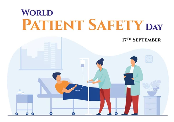 World Patient Safety Day banner design.