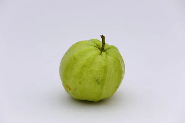 Guava Gyümölcs Izolált Fehér Alapon — Stock Fotó