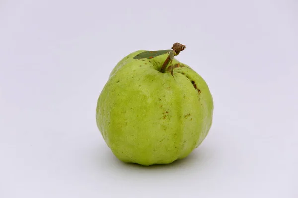 Guava Gyümölcs Izolált Fehér Alapon — Stock Fotó