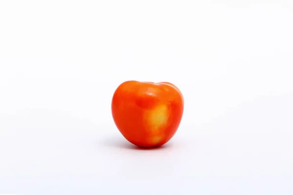 Fresh Red Tomato Isolated White Background — Stock Photo, Image