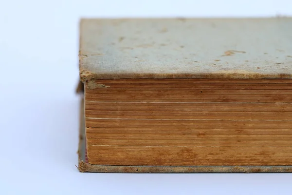 Old Book White Background — Stock Photo, Image