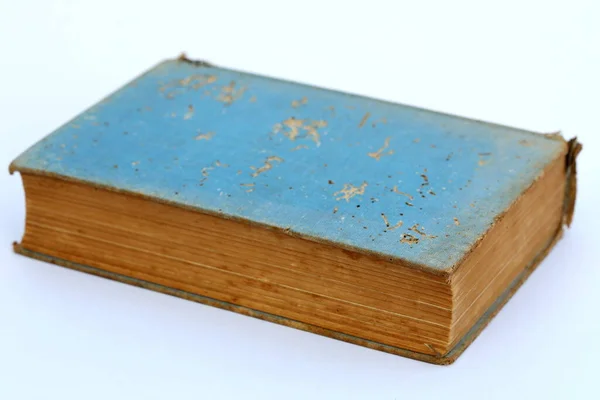 Vecchio Libro Sfondo Bianco — Foto Stock