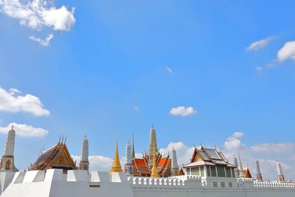 Surrounding Walls Grand Palace Beautiful Architecture Thailand — Foto de Stock
