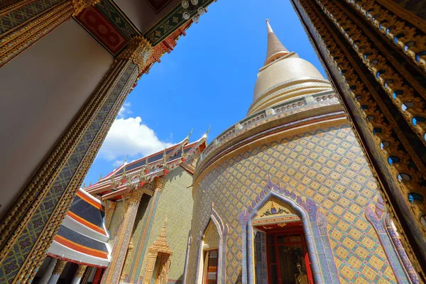Thai Architecture Beautiful Thai Motifs Wat Ratchabophit Sathit Maha Simaram — 스톡 사진