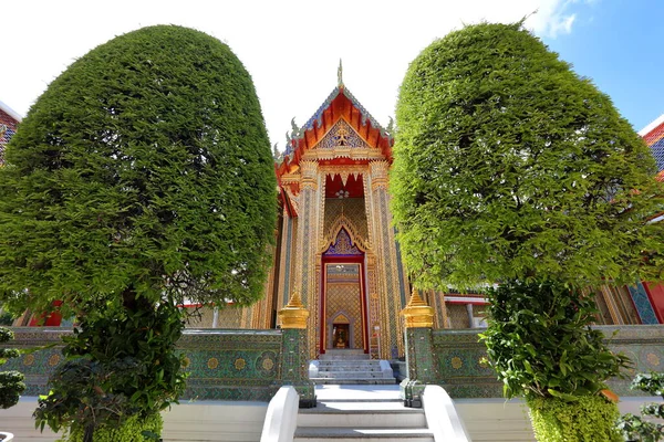 Wat Ratchabophit Sathit Mahasimaram Ratchaworawihan Bela Arquitetura Arte Tailândia — Fotografia de Stock