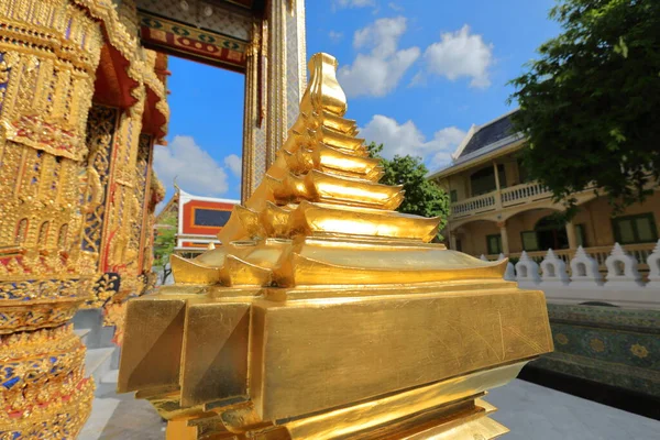 Wat Ratchabophit Sathit Mahasimaram Ratchaworawihan Beautiful Architecture Art Thailand — Fotografia de Stock