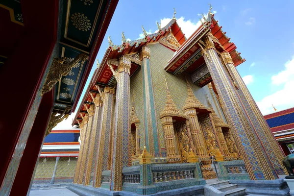 Wat Ratchabophit Sathit Mahasimaram Ratchaworawihan Beautiful Architecture Art Thailand — Foto Stock