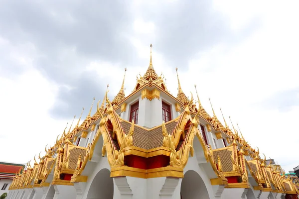 Loha Prasat Wat Ratchanaddaram Bangkok Beautiful Architecture Thailand — Stok fotoğraf