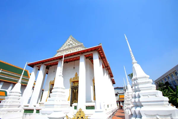 Sanctuary Wat Thepthidaram Worawihan Built Chedi Reign 3Rd Reign Rattanakosin — 스톡 사진
