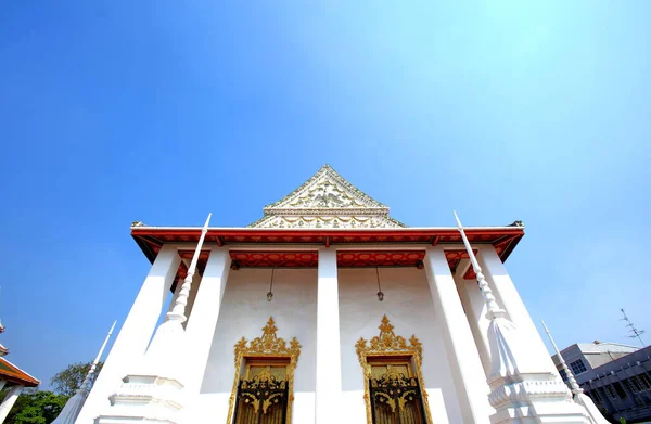 Side Window Sanctuary Wat Thepthidaram Worawihan Built Reign Rama Iii — 스톡 사진