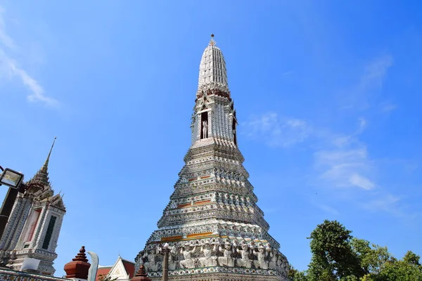 Olhos Formiga Ver Prang Wat Arun Wat Arun Ratchawararam Ratchawaramahawihan — Fotografia de Stock