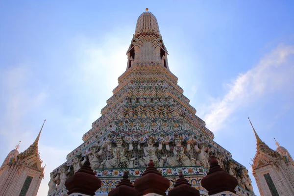 Olhos Formiga Ver Prang Wat Arun Wat Arun Ratchawararam Ratchawaramahawihan — Fotografia de Stock