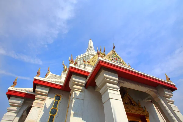 曼谷市支柱圣地屋顶 泰国人民礼拜场所 重要的艺术和文化场所 — 图库照片