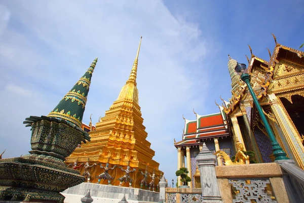 All Interno Della Zona Wat Phra Kaew Tempio Dello Smeraldo — Foto Stock