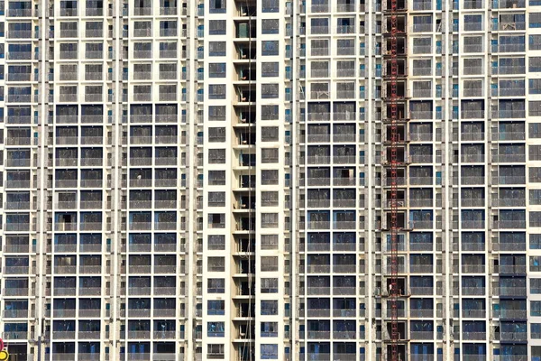 Edifici Residenziali Alti Sono Costruzione Nella Zona Urbana — Foto Stock