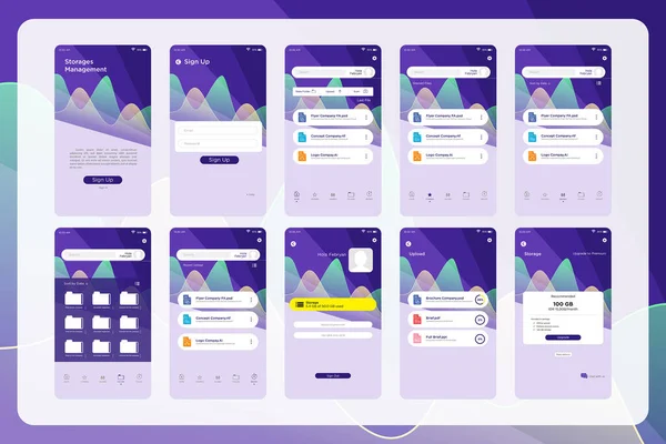 Template Design — Stockvektor