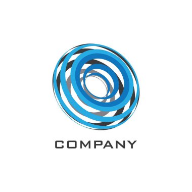Modern Soyut Çember Logosu