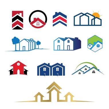 Ev Logosu Simgeleri Koleksiyonu