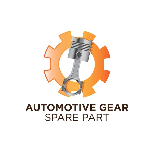 Automotive Gear Spare Part — Stock Vector