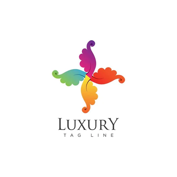 Modern Luxury Logo Icon — Stock Vector