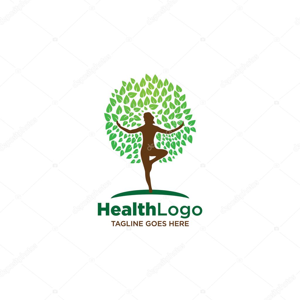 Health Logo Sport vector Icon