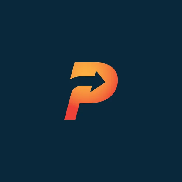 P harfi logo oku