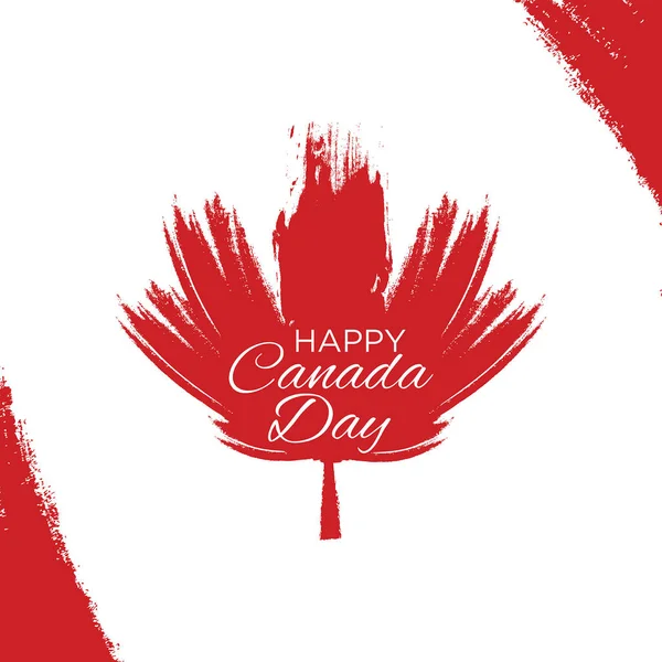 Ευτυχισμένη Εθνική Ημέρα Ανεξαρτησίας Καναδά — Διανυσματικό Αρχείο