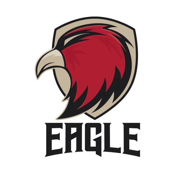 Kartal başlı maskot esport logosu tasarımı