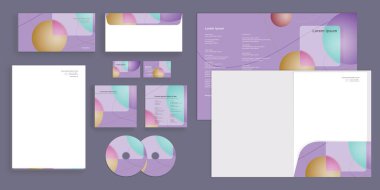 Mor Zarif Modern Kurumsal Kimlik Durağanlığı