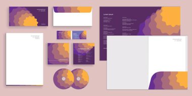 Mor Zarif Modern Kurumsal Kimlik Sabit DRA