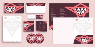 Zarif Modern Kurumsal İş Kimliği Durağanlığı