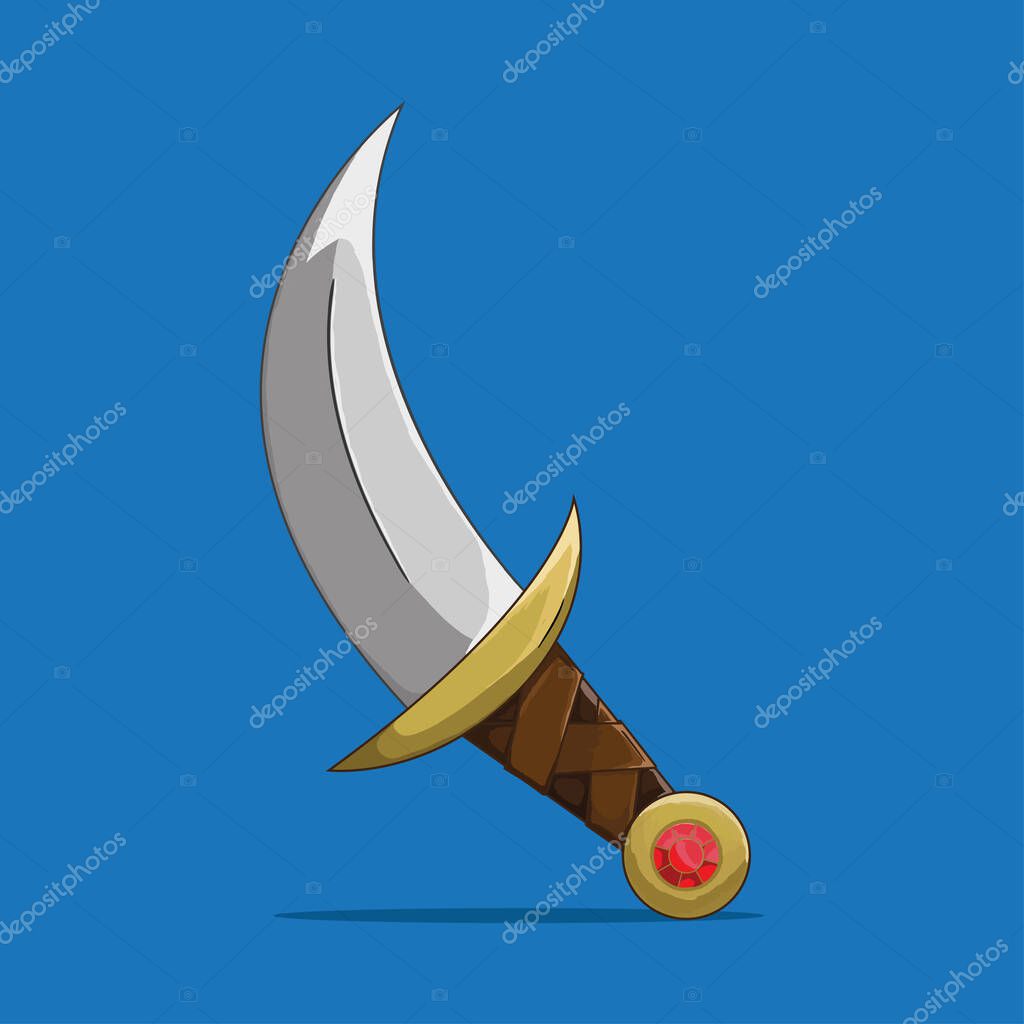 Cool Old Dagger illustration