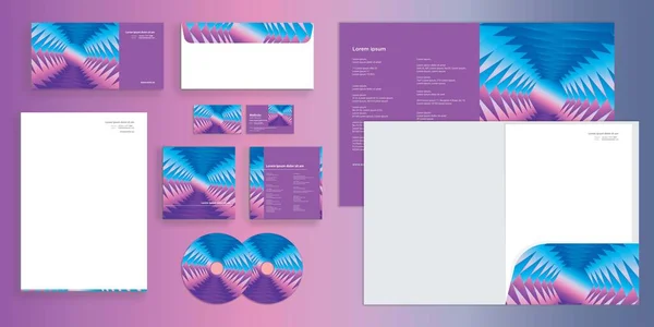 Абстрактный Лабиринт Gradient Sunset Palm Trees Coconut Modern Corporate Business — стоковый вектор