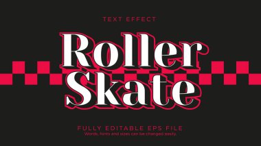 Roller Skate Text Effect Font Type